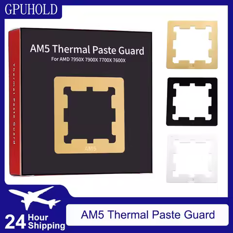 GPUHOLD AM5 Armor CPU Plate/Holder/Shim AM5 Thermal Paste Guard Chips Heat Dissipation Armor Cover F