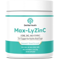 Max-LyZinC | L-Lysine 1100 mg + Zinc 6 mg + Vitamin C 100 mg - 3-in-1 Supplement for Maintaining Blo