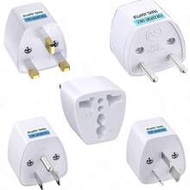 Global Travel Adapters, UK To EU/US/Australia Plug Adapters, 2-Pin To 3-Pin Socket Converter Plugs, 