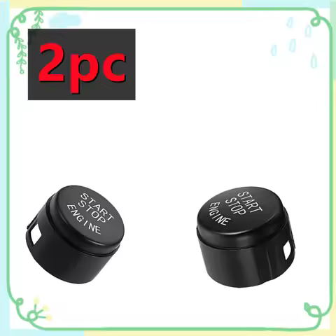 2Pcs New Car Start Stop Engine Push Button Switch Cover For BMW 5/6/7/F01/F02/F10/F11/F12 2009-2013 