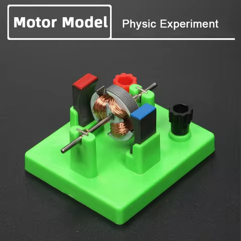 DIY DC Electrical Motor Model Physics Experiment Aids 4.5V Open Structure Motor Model Physics Scienc