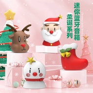 Santa Cartoon Bluetooth Speaker Cute Mini Santa Elk Creative Bluetooth Speaker Creative Gift