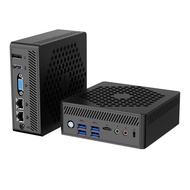 Mini Desktop Computer, Fanless Mini PC Computers in-tel 12th Alder Lake N100 Dual Gigabit Ethernet, 