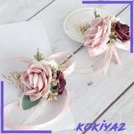 [Kokiya2] Wrist Corsage Shoulder Corsage for Wedding Ceremony for Bridesmaid Mother