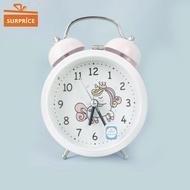 NEW Ring Alarm Clock Alarm Clock/ Alarm Clock/ Alarm Clock/ Iron Alarm Clock/ - Unicorn Pink, BUBBLE
