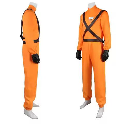 Game Lethal Company Staff Cosplay Costume Protective Jumpsuit Mask Belt Oxygen Tank Props Full Set a