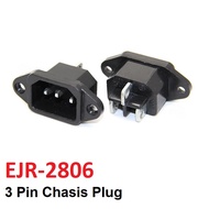 EJR-2806 3 Pin Heavy Duty Chasis Plug
