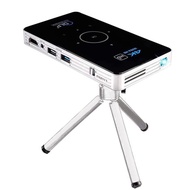 Android Smart DLP Mini Projector,4K LED 1080P WiFi Bluetooth Pocket Projector HD Home Theater Movie 