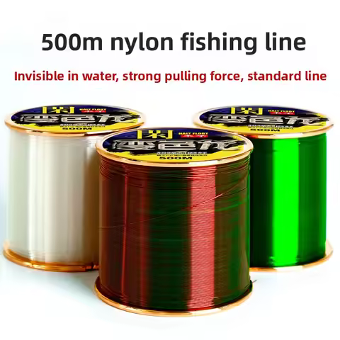 500m 4.13-34.32LB Fishing Line Nylon Line Super Strong 1.7-17.22kg Monofilament Line Japan Material