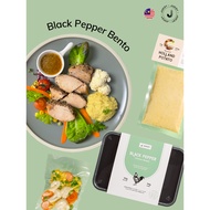 【Peppery Perfection】 Black Pepper Chicken Breast Bento【Ready To Eat】 - Sous Vide for Ultimate Tender