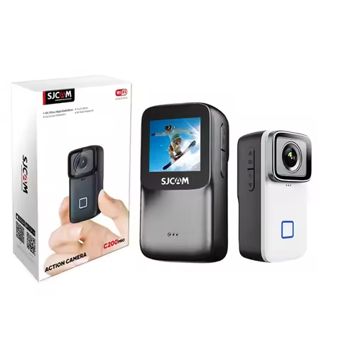 For SJCAM C200 Pro 4K Portable Action Camera 5M Waterproof Body FHD 6-Axis GYRO Video 5G WiFi Night 