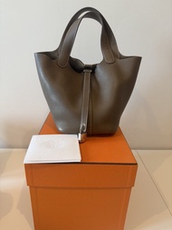 Hermes Picotin Lock 18 大象灰 Etoupe