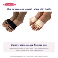 [Made in Japan] Toe Training Supporter 2-Pair Bundle 5-Toe Separator Sock, Arch & Toe Strength | Pat