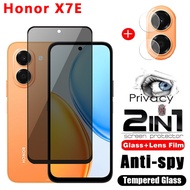 For Honor X7E 4G 5G 2026 Privacy Tempered Glass Screen Protector full Cover Phone Protective Film Fo