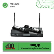 Microphone Dbq Q8 Mic Wireless Professional Murah