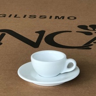 Ancap Espresso Napoli Ceramic Cup, 65ml and Ancap Espresso Ancona Ceramic Plate