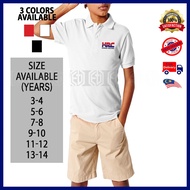 Baju Polo Kolar T Shirt Tshirt T-Shirt Honda HRC Cotton Budak Kids Kanak Pakaian Fashion Children Mo