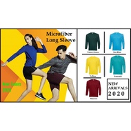 Long-Sleeve JERSEY Microfiber T-Shirt ~ OREN SPORT ~ QD54