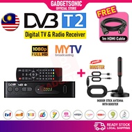 Dekoder MYTV Decoder DVB T2 Myfreeview HDTV Digital TV Receiver DVBT2 Tuner Malaysia My Freeview Ant