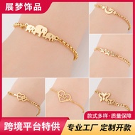 gelang tangan perempuan gelang couple Couple Bracelet Female High-End Titanium Steel Bracelet Niche 