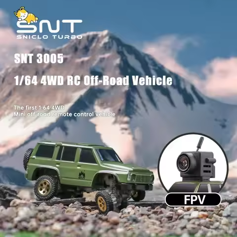 SNT 1/64 Wireless FPV RC Car OR41-Y60 2.4G 4WD Off-Road Vehicle Model Simulation Crawler Toys Christ