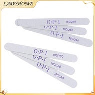LH 10Pcs Wood Nail File Thi Double Side Nail Art Sanding Buffer Files KZ