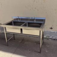 ⚡️⚡️工廠直銷【100%新】特厚不鏽鋼水池水槽 廚房家商用 洗碗洗菜 洗手盆 消毒池#洗手盆#水池水槽#消毒池#現貨