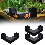 1Pc/2Pcs Shrimp Hides Tunnel Plastic Aquarium Underground Tunnel L Shape Fish Hideout Tunnel for Aqu
