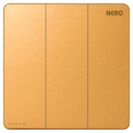 3 GANG 1 WAY SWITCH 1 WAY SWITCH - LIGHT SWITCH - NERO X21031 - GOLD