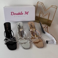 DoubleMstore (FY021 Size 36-40) Readystock Women High Heels 7cm Kasut Tumit Tinggi
