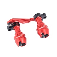 Thanh Trượt Chống Va Đập Ống Xả Sau CNC Cho Xe Máy Bánh Xe Bảo Vệ Chống Rơi Cho Yamaha Aerox 155 Aer