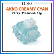 Switch Akko Creamy Cyan 5 PIN Clicky 65g keyboard switch Switch Akko Creamy Cyan DoDo Gear
