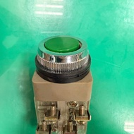 [Miss Power On] [Clearing Stock] Mountain Heping Head Button/25mm/Green/220V