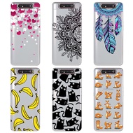 Samsung Galaxy A80 Printed Case Cartoon Back Cover For Samsung Galaxy A80 Soft Silicone TPU Case For