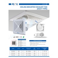 PEAK 8"/10" /12"  SIRIM Ceiling-Mounted Exhaust Fan 1 YEAR WARRANTY Ventilation Fan Kipas Ekzos Sili