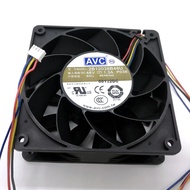 [Ready Stock Cooling Fan] AVC 2B12038B48H/U/M 12CM 12038 48V 4 Wire PWM Speed Regulating Fan 2B12038