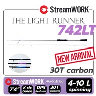 คันเบ็ด StreamWORK The Light Runner 2 ท่อน 742 792 power UL - L เวท 2 - 10 และ 4 -10 Spinning งานหมึ