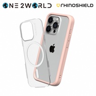 RhinoShield Mod NX Magnetic Modular Protective Transparent iPhone 15 Pro Max Case Drop Protection Full Coverage Cover