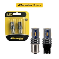 Avanstar Motors 2PCS 5LED Car Signal Light Bulb 1156/P21W/PY21W T20/7440 WY21W Signal Indicator Bulb