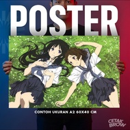 Poster Hyouka Official Novel Illustration Art Exclusive Room Wall Decoration Premium Art Decoration
