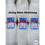 035 x 2 1/2" 3" 3 1/2" x 60MD x 91.4MTR Mata Melintang Fishing Net Jaring Tangsi Jaring Laut Pukat I
