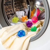Greensea_4Pcs Reusable Dryer Balls Tumble Laundry Washing Soften Fabric Cleaning Balls