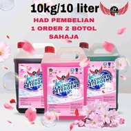 SABUN DOBI WANGI+PELEMBUT+ANTIBAKTIRIA 10KG LIQUID LAUNDRY DETERGENT HIGH QUALITY SABUN PENCUCI BAJU