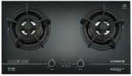 德信 - KF-338T 75厘米 嵌入式雙頭煤氣爐 (ISO9001 優質認證 專制電子點火設計)