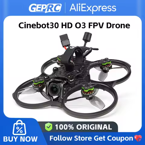 GEPRC Cinebot30 HD O3 FPV Drone 6S with DJI O3 Air Unit 2450KV RC FPV Racing Drone Freestyle for DJI
