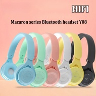 Stereo Y08 Headphones Bluetooth 5.0 Headphones Folding Wireless Sports Earbuds Gaming Headphones