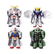Bandai Cartoon Rx-78-2 Mobile Suit Gundam Toy Model Deformed Gashapon Toy Cartoon Doll Desktop Ornaments small gift