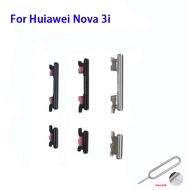 สำหรับ Huawei Nova 3i / Nova3i ปุ่มเปิดปิดและปุ่มแป้นสัมผัสด้านข้างอะไหล่ปุ่มเพิ่มและลดระดับเสียง