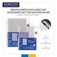 KOKUYO CAMPUS 2WAY LOOSE LEAF ACCESSORIES SOFT PAD WITH PEN HOLDER Kokuyo Loose Leaf