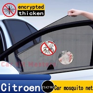 Citroen C3 C4 Picasso 4Pcs Car sun visor Anti-Mosquito Net Car mosquito screen window Car Window Sun